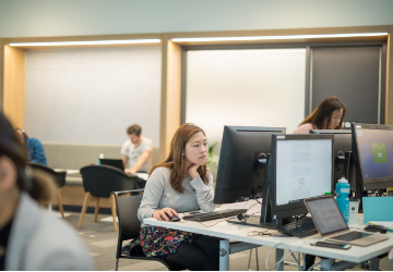 Image of woman at the Learning Space