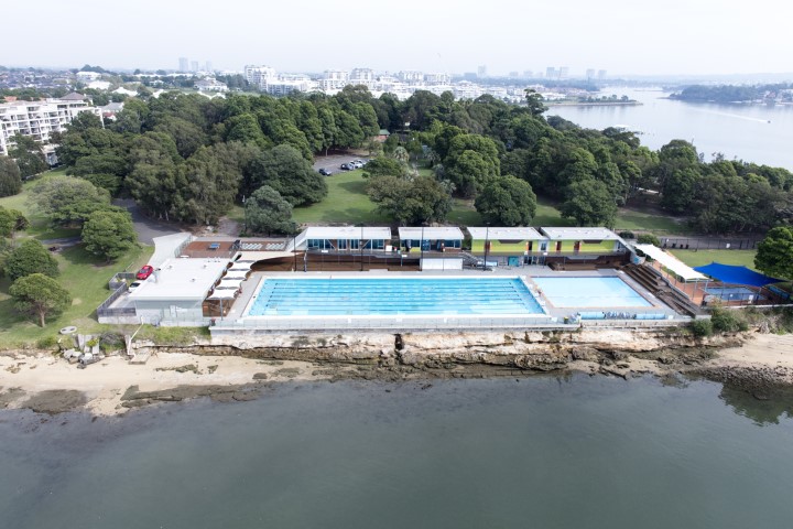 Aerial image of cabarita pool