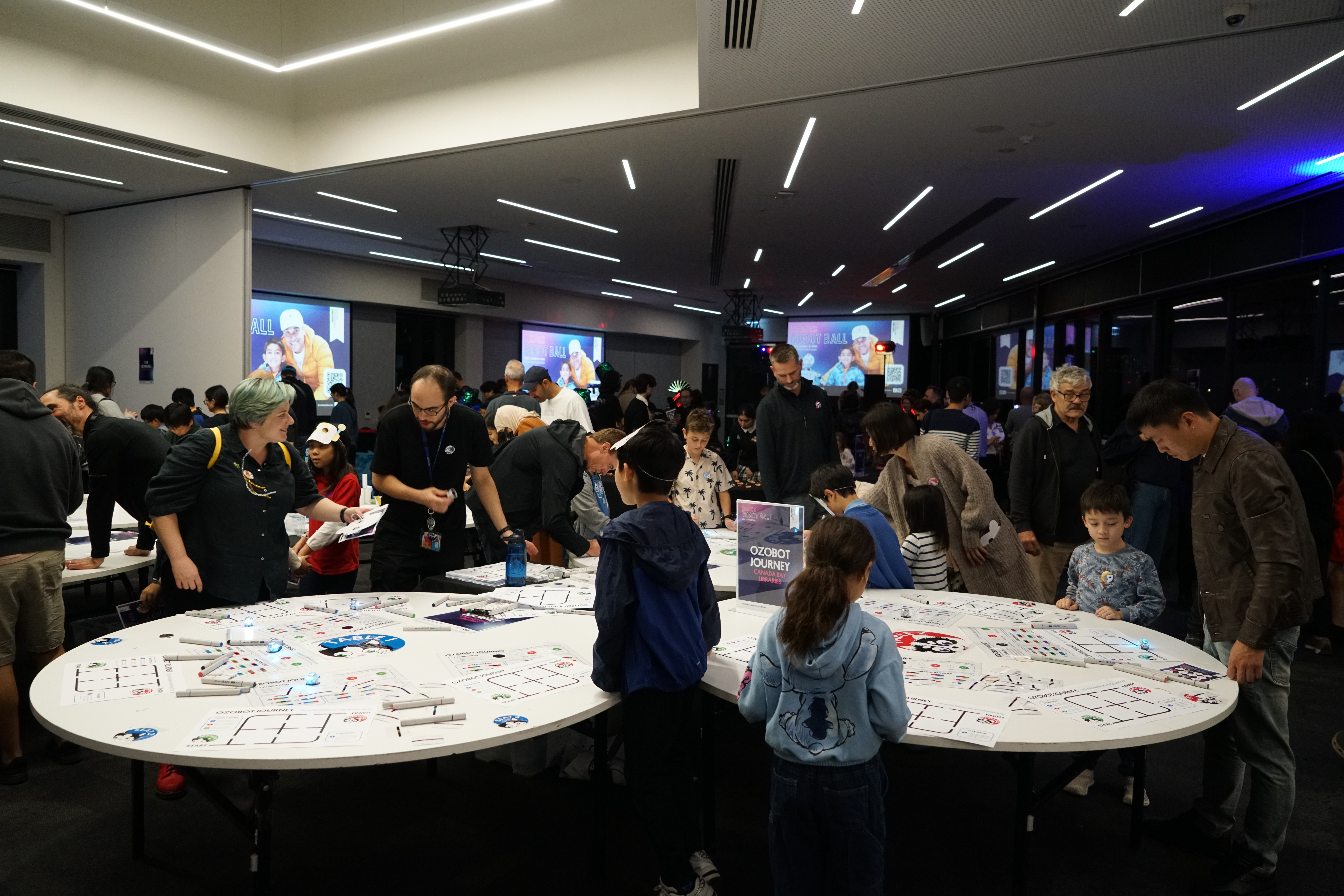 Robot Ball in The Connection Event Space