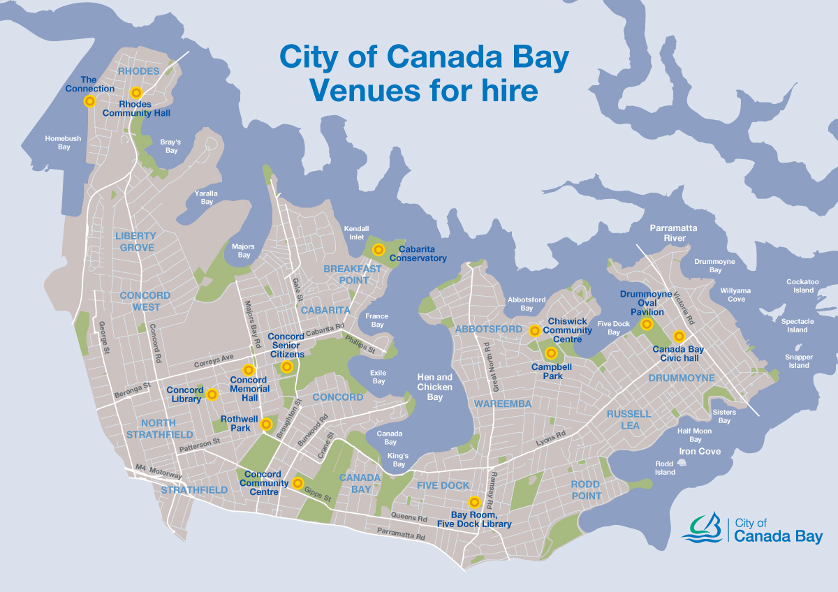 Venues for hire | City of Canada Bay Council