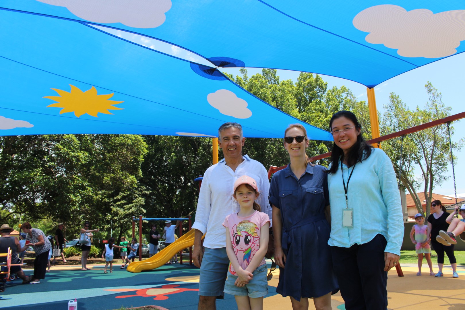 Mayor Angelo Tsirekas at Kendall Reserve