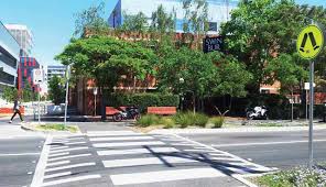 Pedestrian crossing - raised threshold (Vision Australia) 