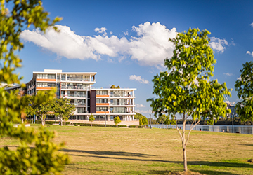 Image of apartment buildings at Rhodes