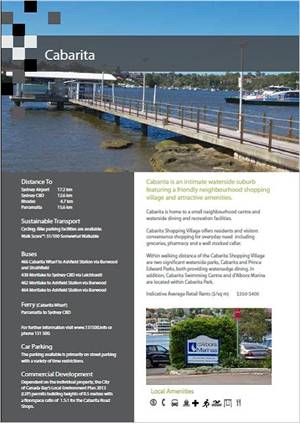 Cabarita Place Fact Sheet