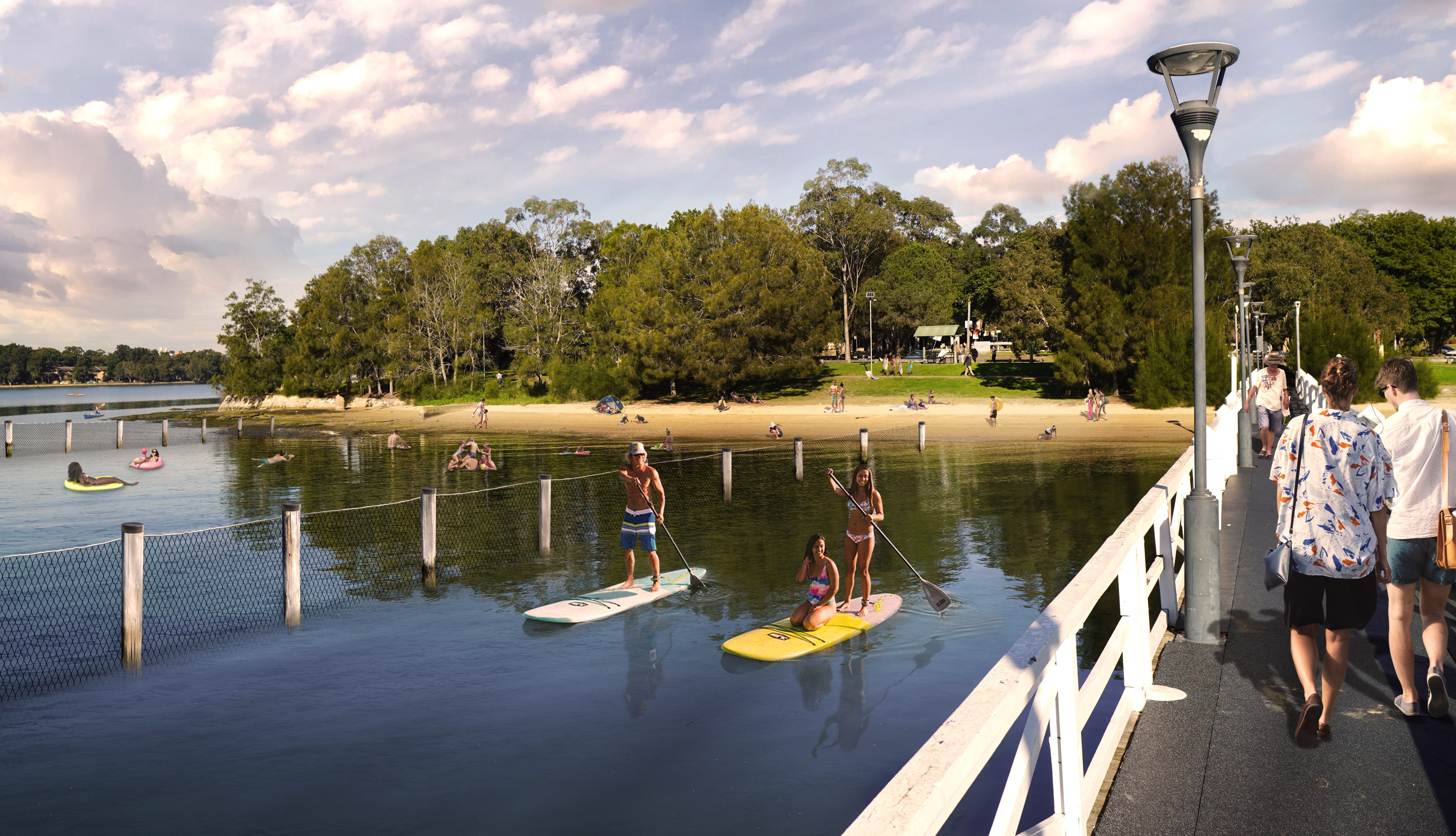 Artist's impression of Bayview Park