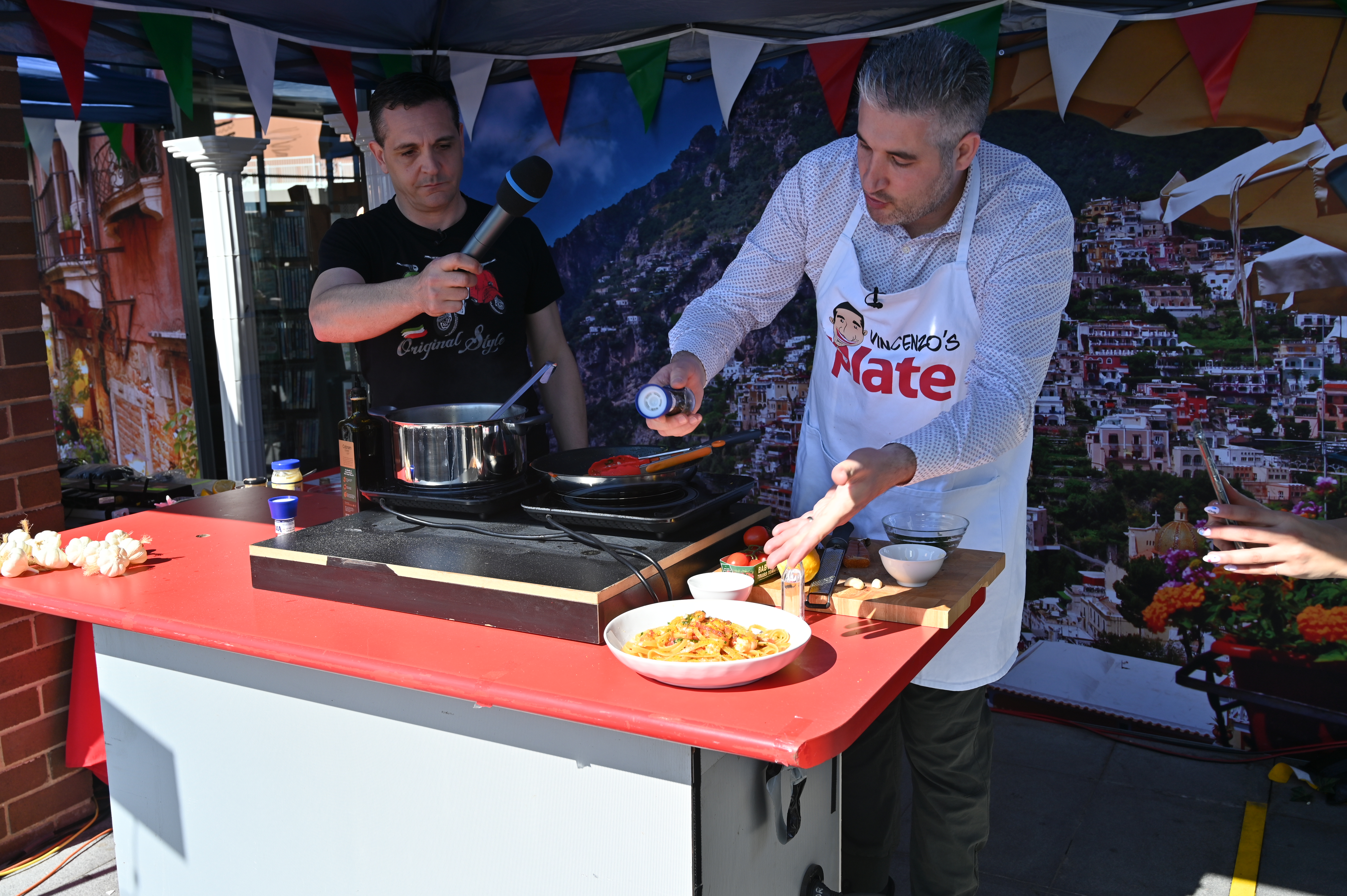 men cooking