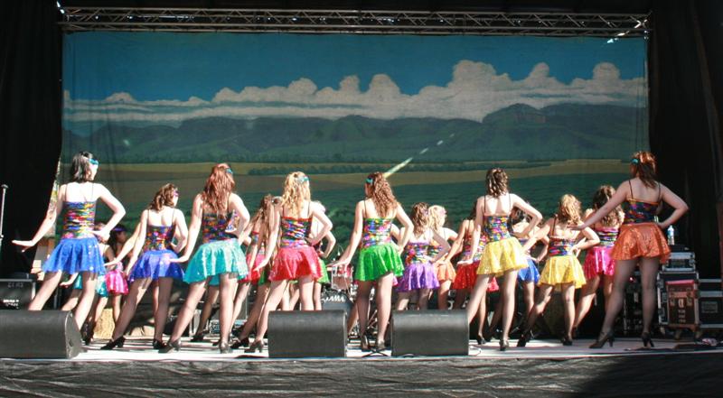 Dancers on stage