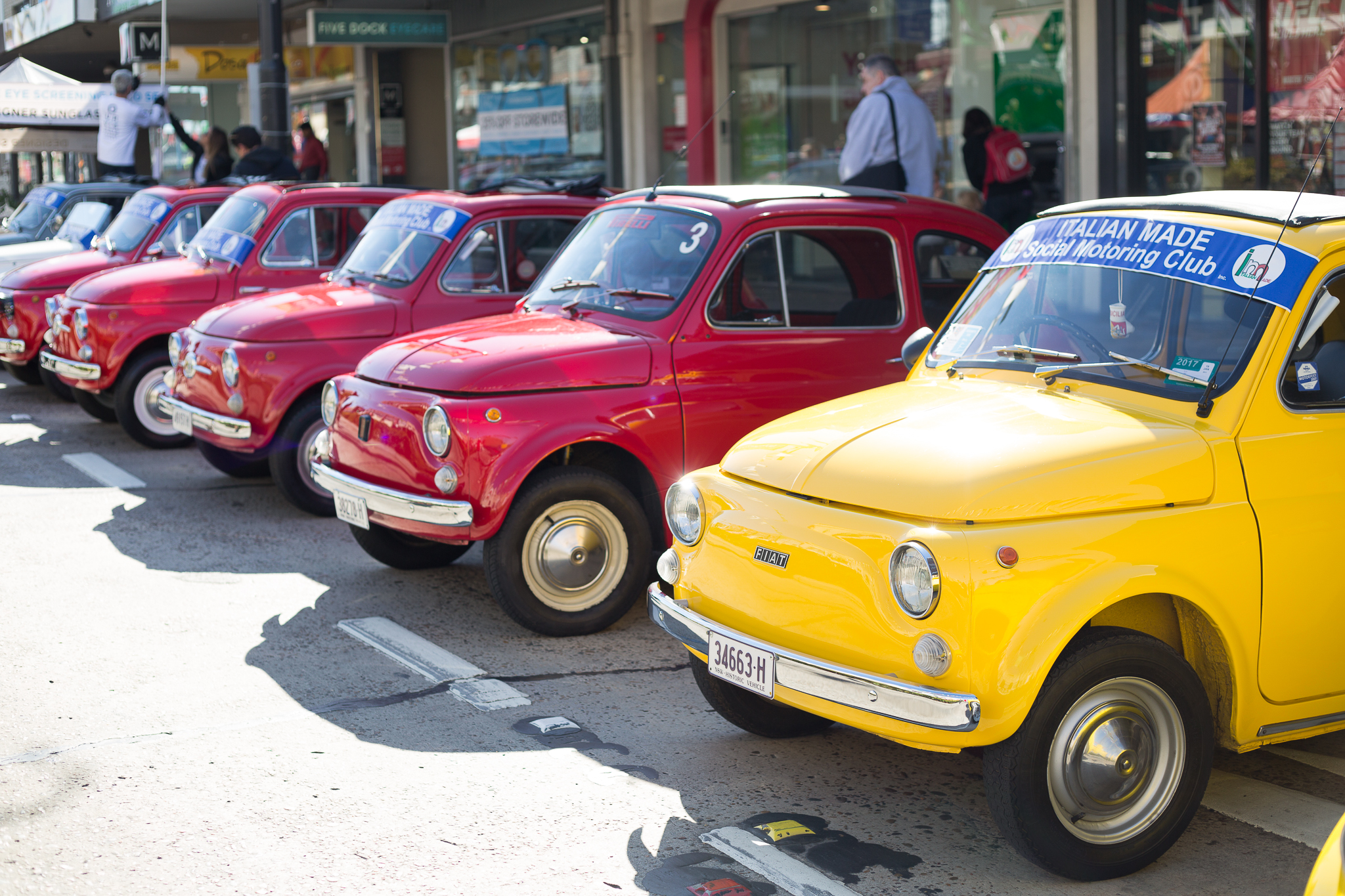 mini fiat display