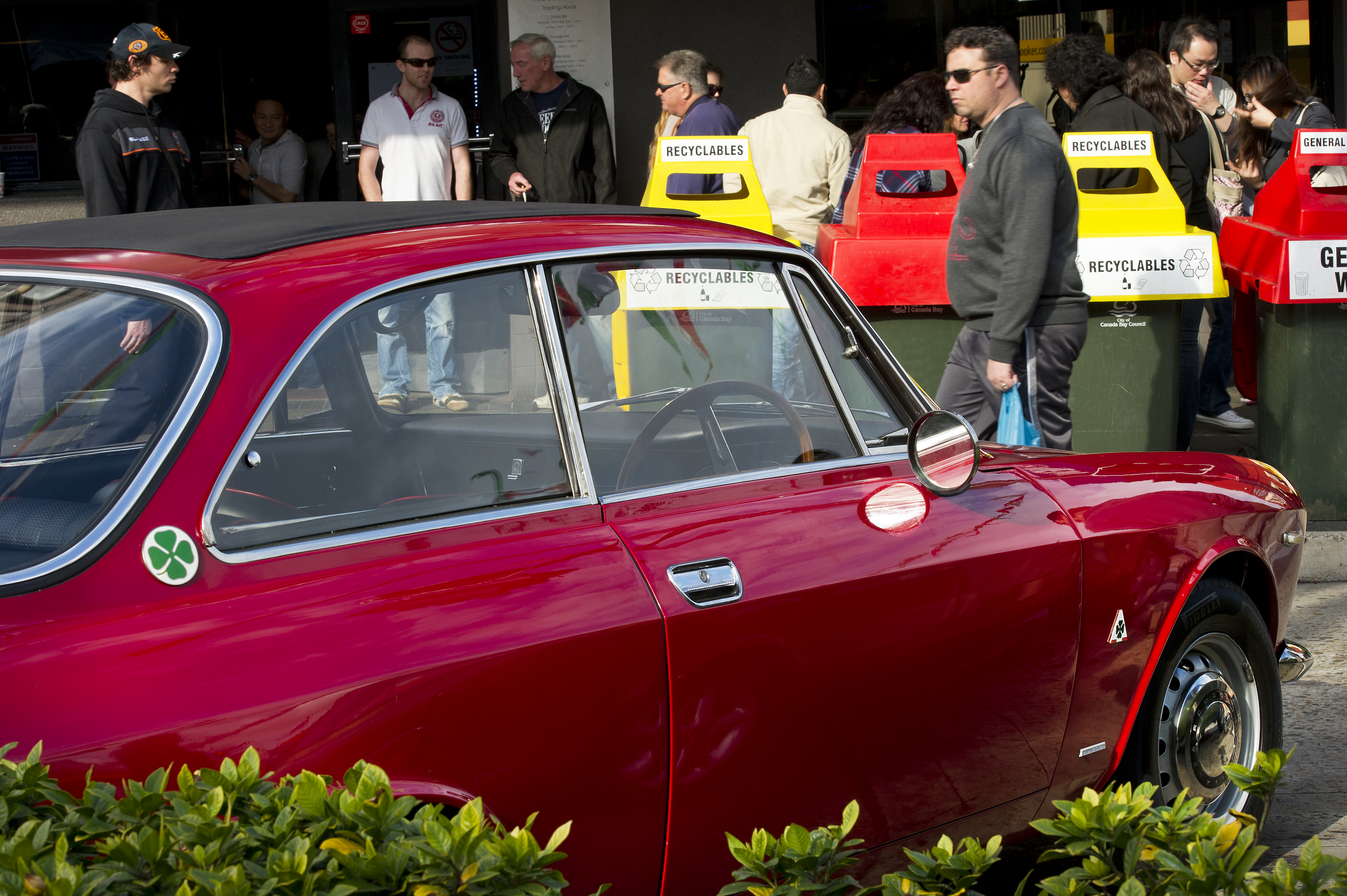 car on display