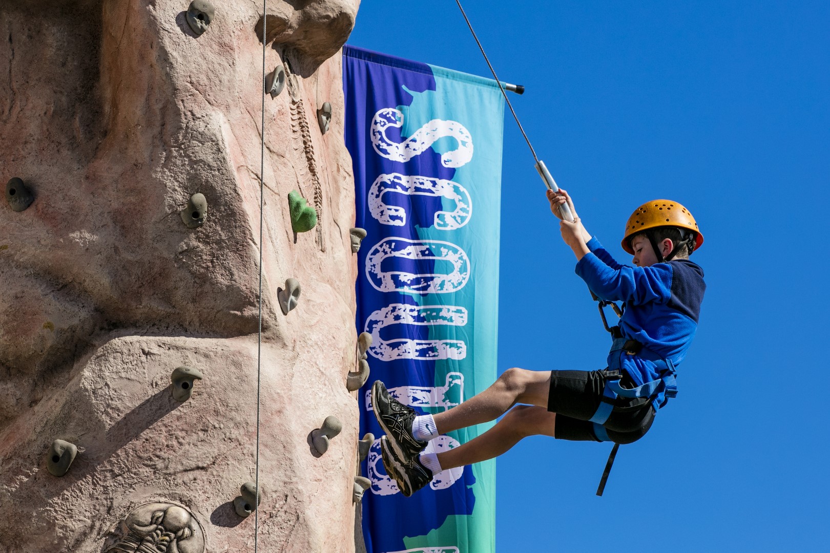 rock climbing