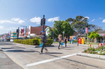 Completed Five Dock Streetscape upgrade stage 1