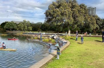Artist's impression of McIlwaine Park