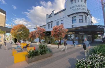 Artist's impression of Formosa Street Shared Space, Drummoyne