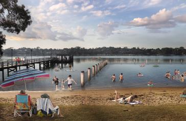 Artist's impression of Bayview Park