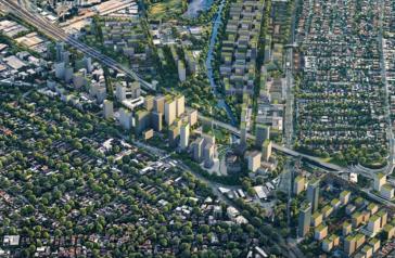 Aerial of North Strathfield