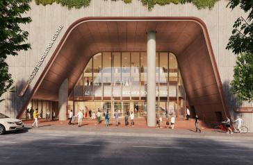 Rhodes Rec Center artist's impression