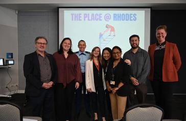 Representatives from the different service providers at The Place, Rhodes