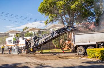 Road resurfacing
