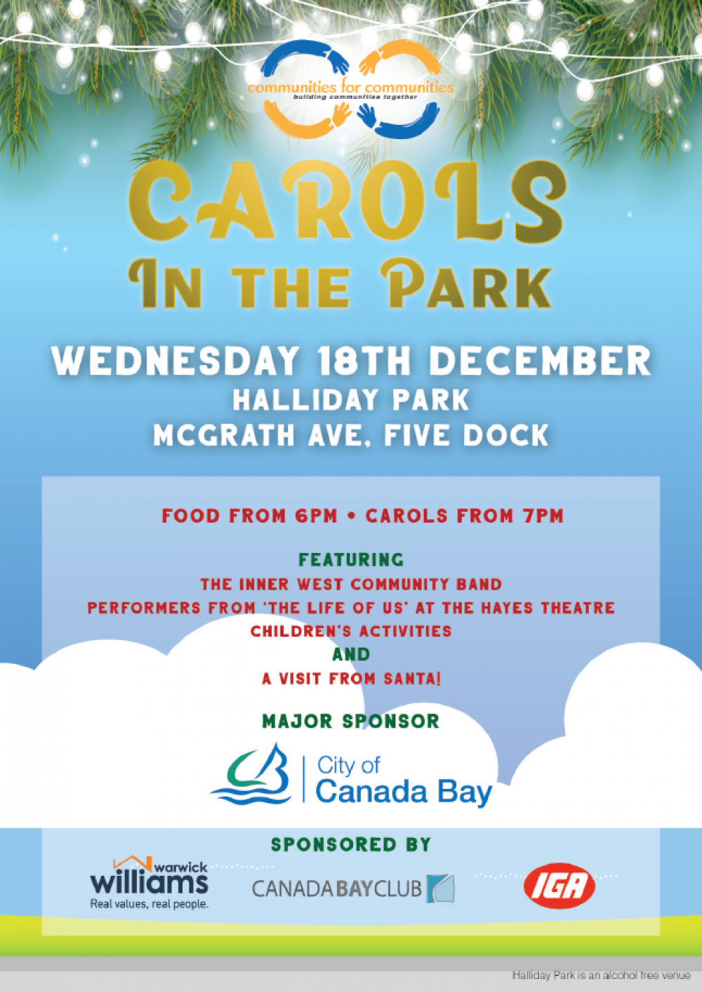 Carols in the Park City of Canada Bay Council