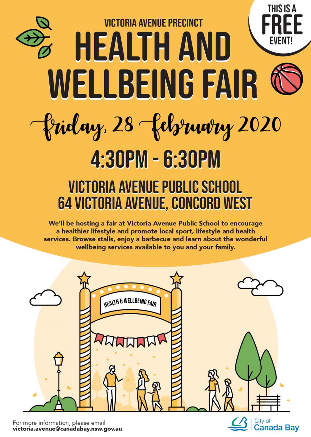Victoria Avenue Precinct Health and Wellbeing Fair
