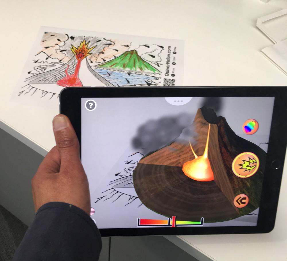 School Holiday Fun: Colouring-in with Augmented Reality