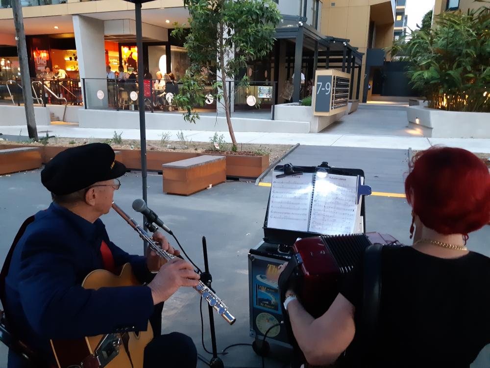 Live music on church street