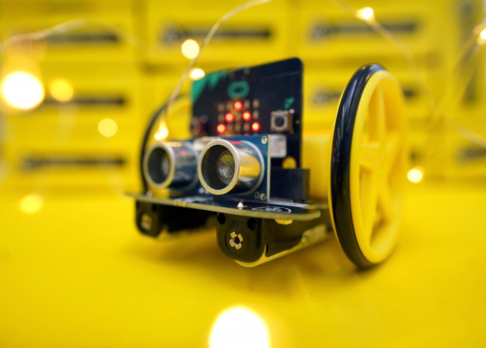 School holiday fun: racing with Micro:bits