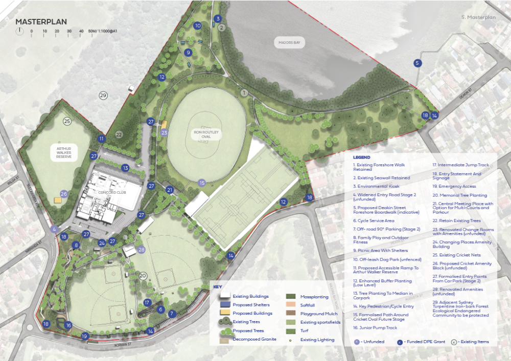  Majors Bay Reserve Recreation Precinct - Detailed Design Day