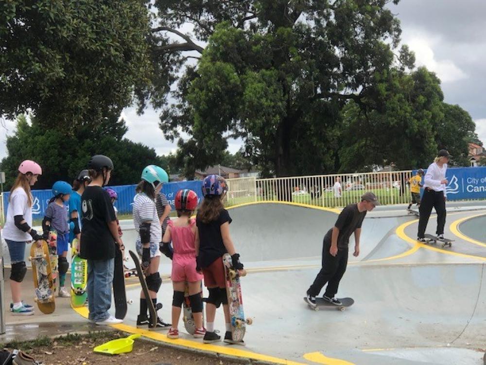 Free skateboarding lessons