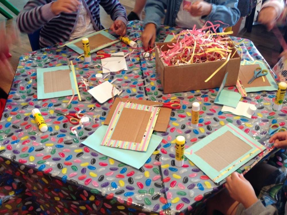 School holiday children's workshop - recycled art because reuse matters