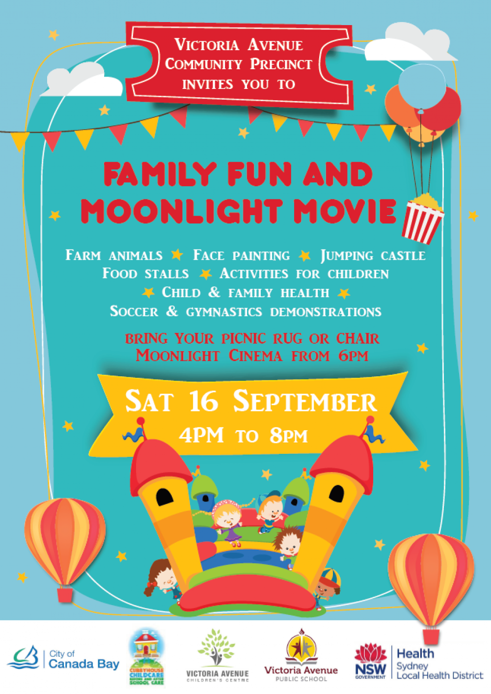 Victoria Avenue Community Precinct Spring Fair & Moonlight Movie