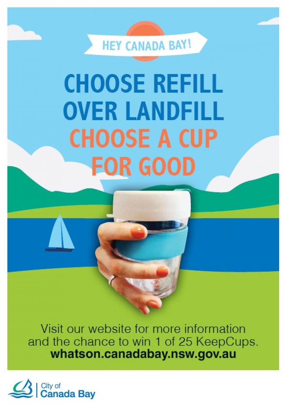 Choose refill over landfill and win!
