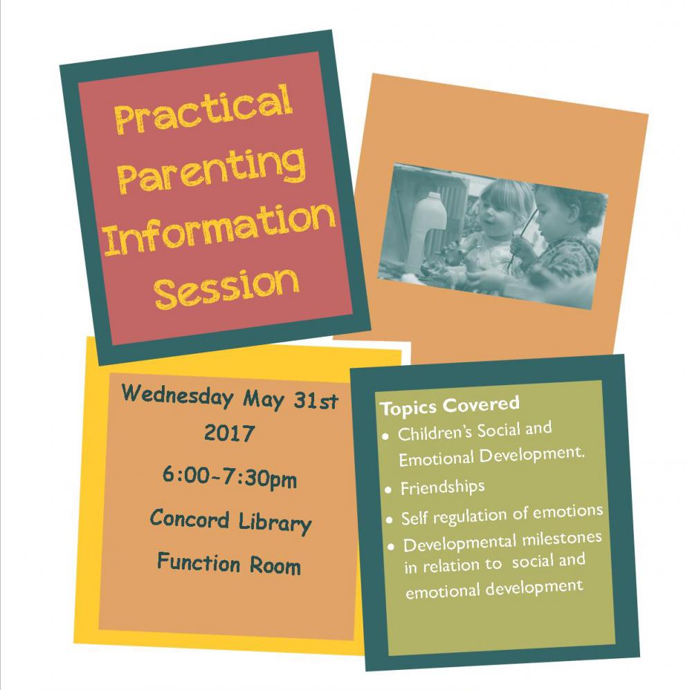 Free Children's Service Practical Parenting Information Session