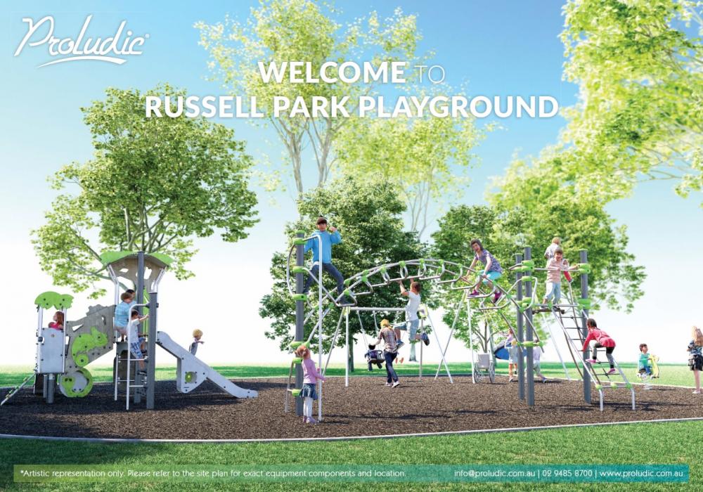 Russell Park playground upgrade