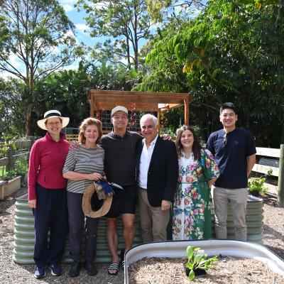 Garden expansion and facilities update at Blackwall Point Reserve